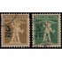 Suiza Switzerland 239/40 1930 Sellos de 1924-27 sobrecargados Usados