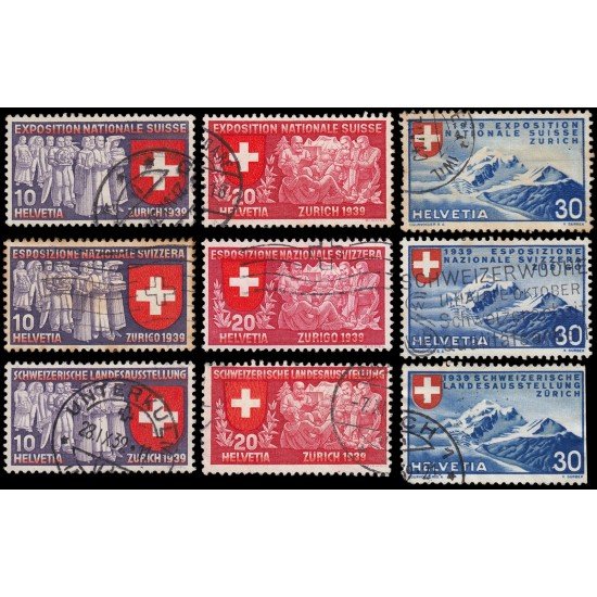Suiza Switzerland 320/28 Exposición nacional Suiza Usados Suiza Switzerland 320/28 Exposición nacional Suiza Usados