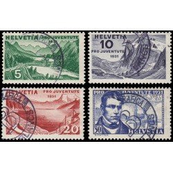 Suiza Switzerland 250/53 1931 Pro juventud Alexandre Vinet Lagos Usados Suiza Switzerland 250/53 1931 Pro juventud Alexandre Vinet Lagos Usados