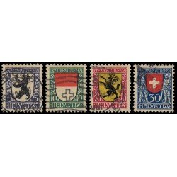 Suiza Switzerland 214/17 1924 Pro Juventud Usados