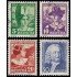 Suiza Switzerland 278/81 1934  Pro juventud Albrecht von Haller Usados