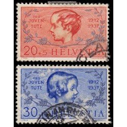 Suiza Switzerland 305/06 1937 Pro juventud Usados Suiza Switzerland 305/06 1937 Pro juventud Usados