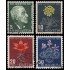 Suiza Switzerland 445/48 1947 Pro juventud J. Burckhardt Flores Flowers Usados