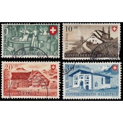 Suiza Switzerland 428/31 1946 Fiesta Nacional En beneficio de suizos residentes en el extranjero Usados Suiza Switzerland 428/31 1946 Fiesta Nacional En beneficio de suizos residentes en el extranjero Usados