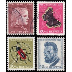 Suiza Switzerland 539/43 (falta valor 540) 1953 Pro juventud Ferdinand Hodler Usados Suiza Switzerland 539/43 (falta valor 540) 1953 Pro juventud Ferdinand Hodler Usados