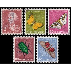 Suiza Switzerland 597/01 1957 Pro juventud Leonhard von Euler Usados Suiza Switzerland 597/01 1957 Pro juventud Leonhard von Euler Usados