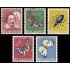 Suiza Switzerland 581/85 1956 Pro juventud Mariposas Butterflies Usados