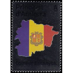 Andorra Española 537 2023 Bandera y escudo de Andorra MNH Tarifa A Andorra Española 537 2023 Bandera y escudo de Andorra MNH Tarifa A