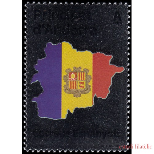Andorra Española 537 2023 Bandera y escudo de Andorra MNH Tarifa A