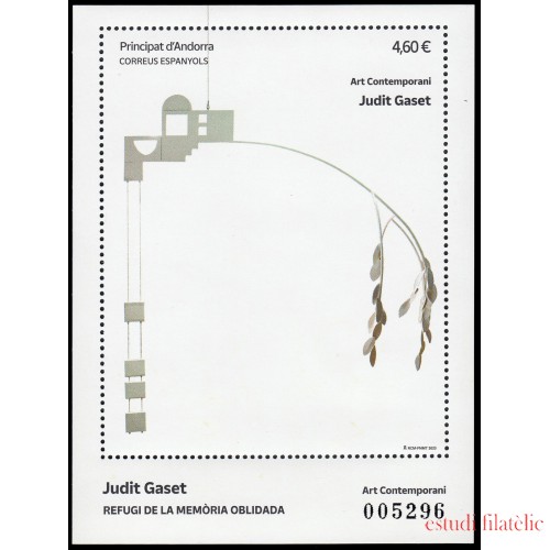 Andorra Española 539 2023 Arte contemporáneo Judit Gaset MNH
