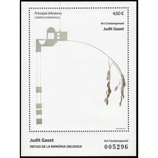 Andorra Española 539 2023 Arte contemporáneo Judit Gaset MNH Andorra Española 539 2023 Arte contemporáneo Judit Gaset MNH