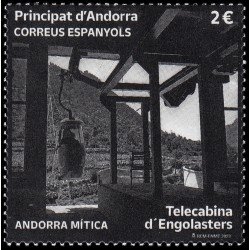 Andorra Española 547 2023 Andorra mítica Telecabina de Engolasters MNH Andorra Española 547 2023 Andorra mítica Telecabina de Engolasters MNH