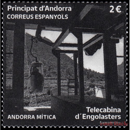 Andorra Española 547 2023 Andorra mítica Telecabina de Engolasters MNH