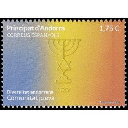 Andorra Española 5548 2023 Diversidad andorrana Comunidad judía MNH Andorra Española 5548 2023 Diversidad andorrana Comunidad judía MNH
