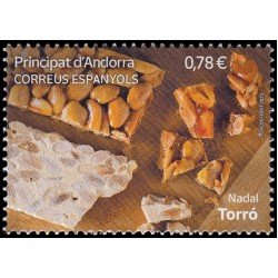 Andorra Española 551 2023 Navidad Turrón MNH Andorra Española 551 2023 Navidad Turrón MNH