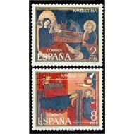 España Spain 2061/62 1971 Navidad MNH