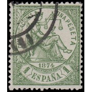 España Spain 150  1874 Alegoría de la Justicia Usado