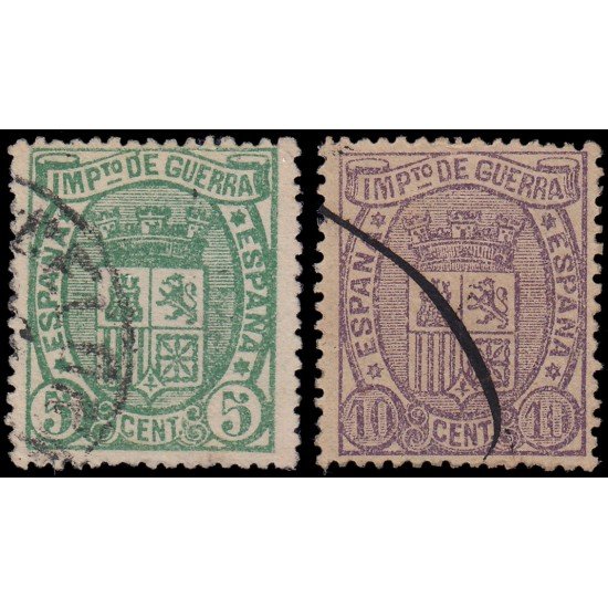 España Spain 154/55 1875 Escudo Usados España Spain 154/55 1875 Escudo Usados