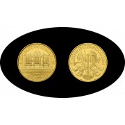 Austria Öesterreich 10€ 2020 Filarmónica Viena 1/10 oz Oro Au