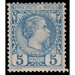 Monaco 3 1885 Príncipe Carlos III MNH Monaco 3 1885 Príncipe Carlos III MNH