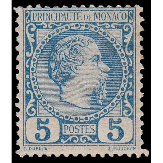 Monaco 3 1885 Príncipe Carlos III MNH Monaco 3 1885 Príncipe Carlos III MNH