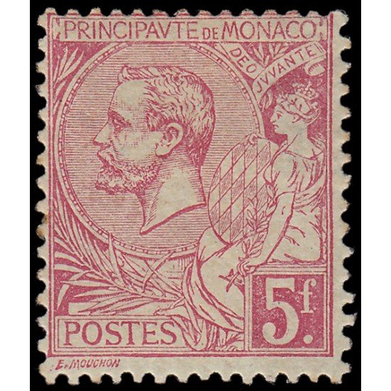 Monaco 21 1891/94 Príncipe Alberto I MH Monaco 21 1891/94 Príncipe Alberto I MH