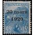 Monaco 40 1920 Boda de la princesa Carlota Sellos de 1919 con sobrecarga MH