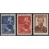 Rusia 985/87 1945 50 aniversario de la invención de la radiotelegrafía por A. Popov MNH