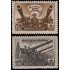Rusia 1009/10 1945 Día de la Artillería MNH