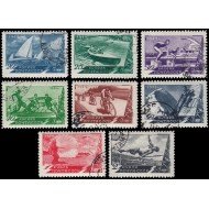 Rusia 1368/75 1949 Juegos deportivos Matasellos a favor