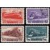 Rusia 1401/04 1949 Construcciones ferroviarias Locomotoras Matasellos a favor