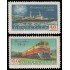 Rusia 2141/42 1959 Exposición industrial soviética MNH