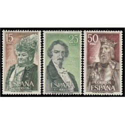 España Spain 2071/73 1972 Personajes Españoles MNH España Spain 2071/73 1972 Personajes Españoles MNH