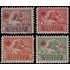 Polonia Poland 231/34 1921 Sellos de 1920 con sobrecarga carmín o rojo MH
