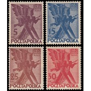 Polonia Poland 351/54 1930 Centenario de la insurrección de 1830 MH