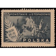 Polonia Poland 461 1945 115 aniv. de la insurreción de 1830 MNH