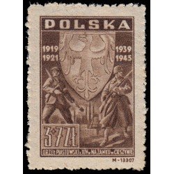 Polonia Poland 465 1946 25 aniv. del levantamiento polonés de la Alta Silesia MNH Polonia Poland 465 1946 25 aniv. del levantamiento polonés de la Alta Silesia MNH
