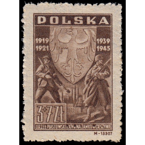 Polonia Poland 465 1946 25 aniv. del levantamiento polonés de la Alta Silesia MNH Polonia Poland 465 1946 25 aniv. del levantamiento polonés de la Alta Silesia MNH