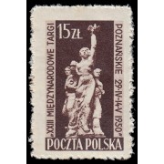 Polonia Poland 569 1950 Feria de Poznan MNH