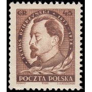 Polonia Poland 614 1951 25 aniv. de la muerte de Félix E. Dzierzynski MNH