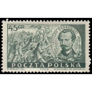 Polonia Poland 599 1951 80 aniv. de la comuna de París MNH