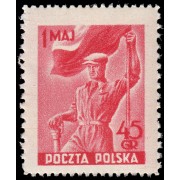 Polonia Poland 600 1951 Conmemoración del 1 de Mayo MNH