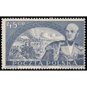 Polonia Poland 598 1951 Centenario de la muerte del general Josef Bem MNH