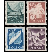 Polonia Poland 857/60 1956 Serie turística MNH