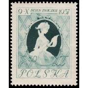 Polonia Poland 913 1957 Día del sello MNH
