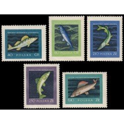 Polonia Poland 928/32 1958 Serie de diferentes peces MNH Polonia Poland 928/32 1958 Serie de diferentes peces MNH
