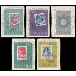 Polonia Poland 1026/30 1960 Centenario del sello MNH Polonia Poland 1026/30 1960 Centenario del sello MNH