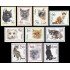 Polonia Poland 1332/41 1964 Gatos diversos MNH