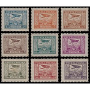 Polonia Poland A 1/9 1925 Biplano sobre Varsovia MNH