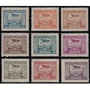 Polonia Poland A 1/9 1925 Biplano sobre Varsovia MH